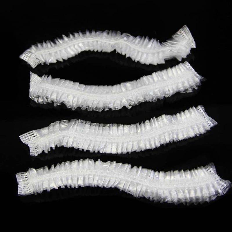 100 Pcs Clear Disposable Shower Caps For Kids Hotel And Home Bathing - Image 5